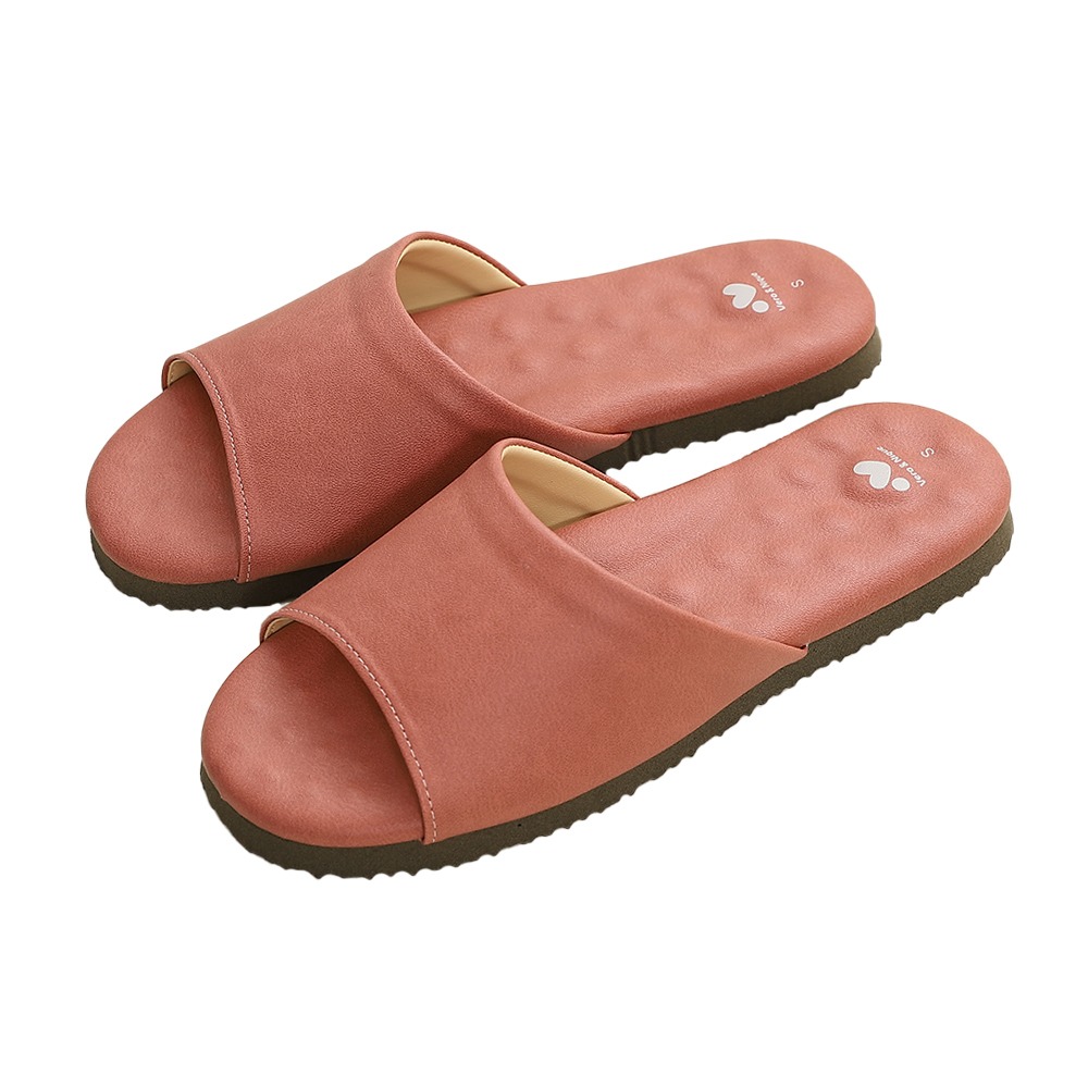 【維諾妮卡】優質乳膠室內皮拖鞋(3色)(台灣製) 居家拖 / 訪客拖鞋 / 親膚皮拖鞋 / 好清潔 / 回彈乳膠-規格圖11