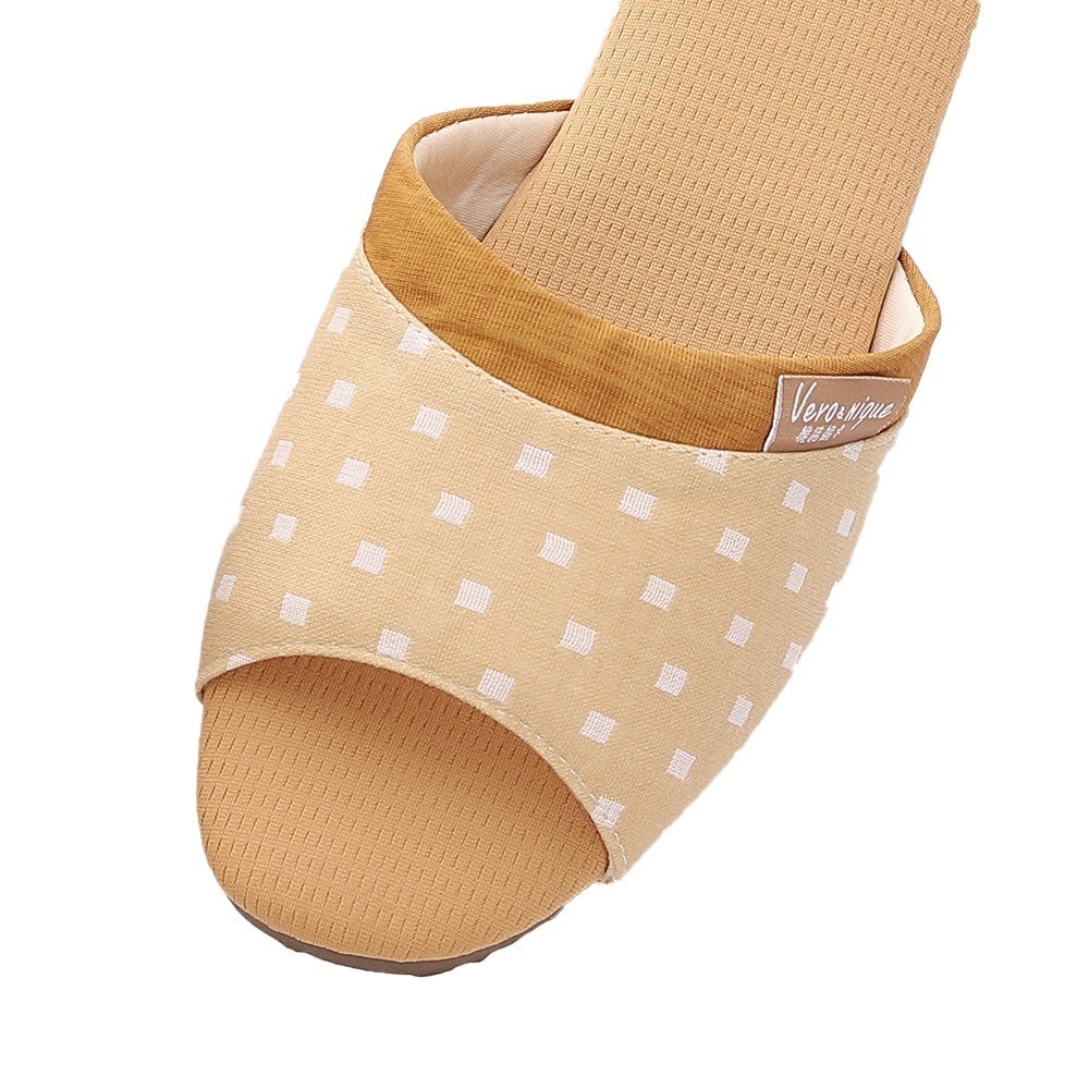 【維諾妮卡】抗菌消臭★粉漾文青銅纖維室內拖鞋(3色) 抗菌 除臭 靜音 台灣製-細節圖6