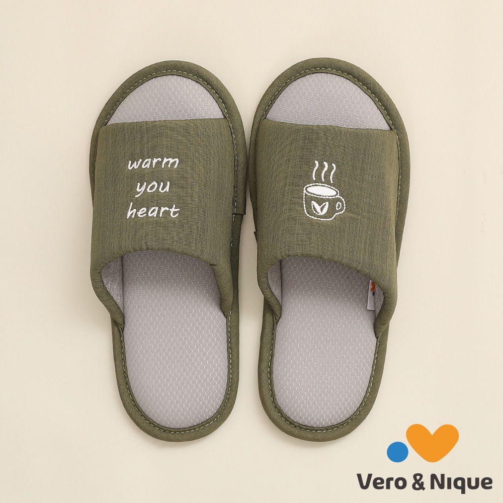 【維諾妮卡】記憶海綿 石墨烯緩壓家居拖鞋(3色) 蓄熱恆溫 遠紅外 MIT台灣製 居家拖鞋 親膚布料 減壓海綿-細節圖5