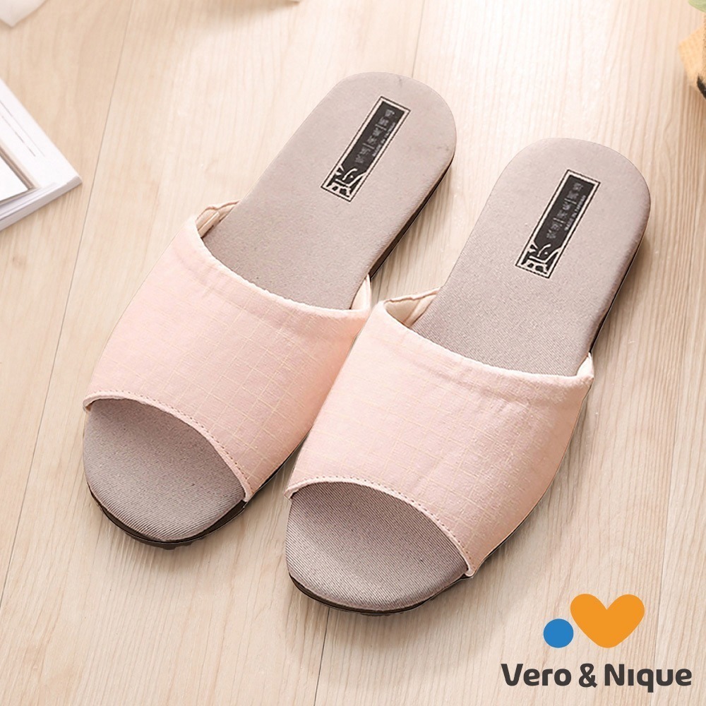 【維諾妮卡】除臭調溫★復古健康環保竹炭拖鞋-細節圖7
