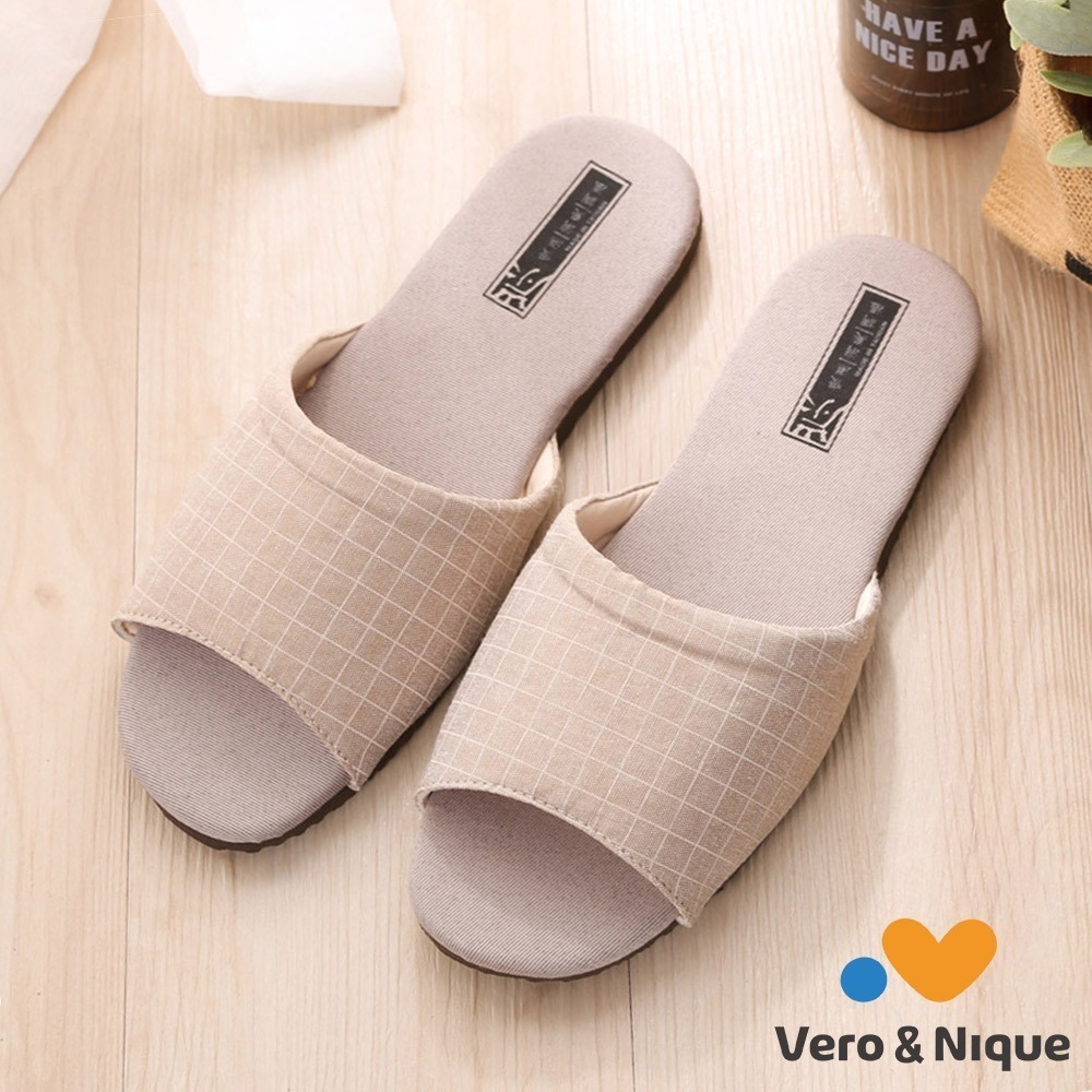【維諾妮卡】除臭調溫★復古健康環保竹炭拖鞋-細節圖9