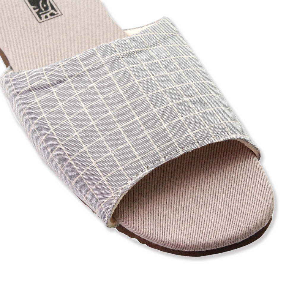 【維諾妮卡】除臭調溫★復古健康環保竹炭拖鞋-細節圖4