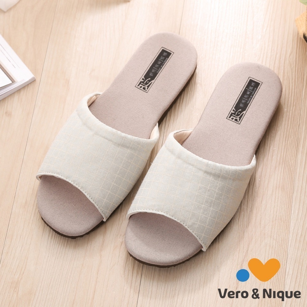【維諾妮卡】除臭調溫★復古健康環保竹炭拖鞋-細節圖10