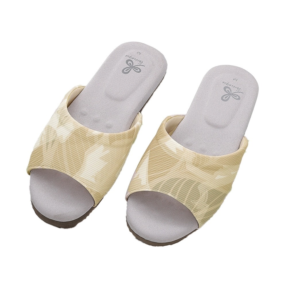 【維諾妮卡】雙效瞬涼★跳色復古涼感乳膠拖鞋(2色) 涼感 膠原蛋白紗 乳膠墊 涼感布 靜音 減壓 MIT台灣製-規格圖8