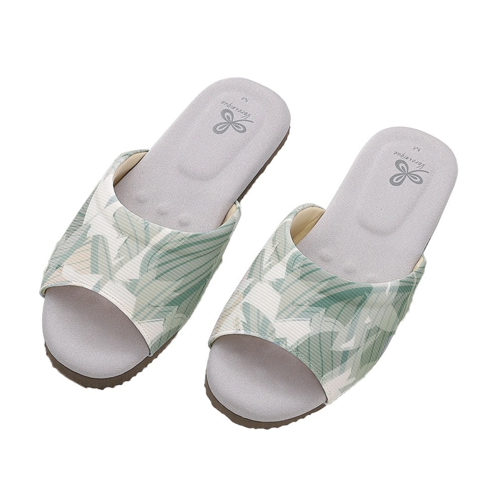 【維諾妮卡】雙效瞬涼★跳色復古涼感乳膠拖鞋(2色) 涼感 膠原蛋白紗 乳膠墊 涼感布 靜音 減壓 MIT台灣製-規格圖8