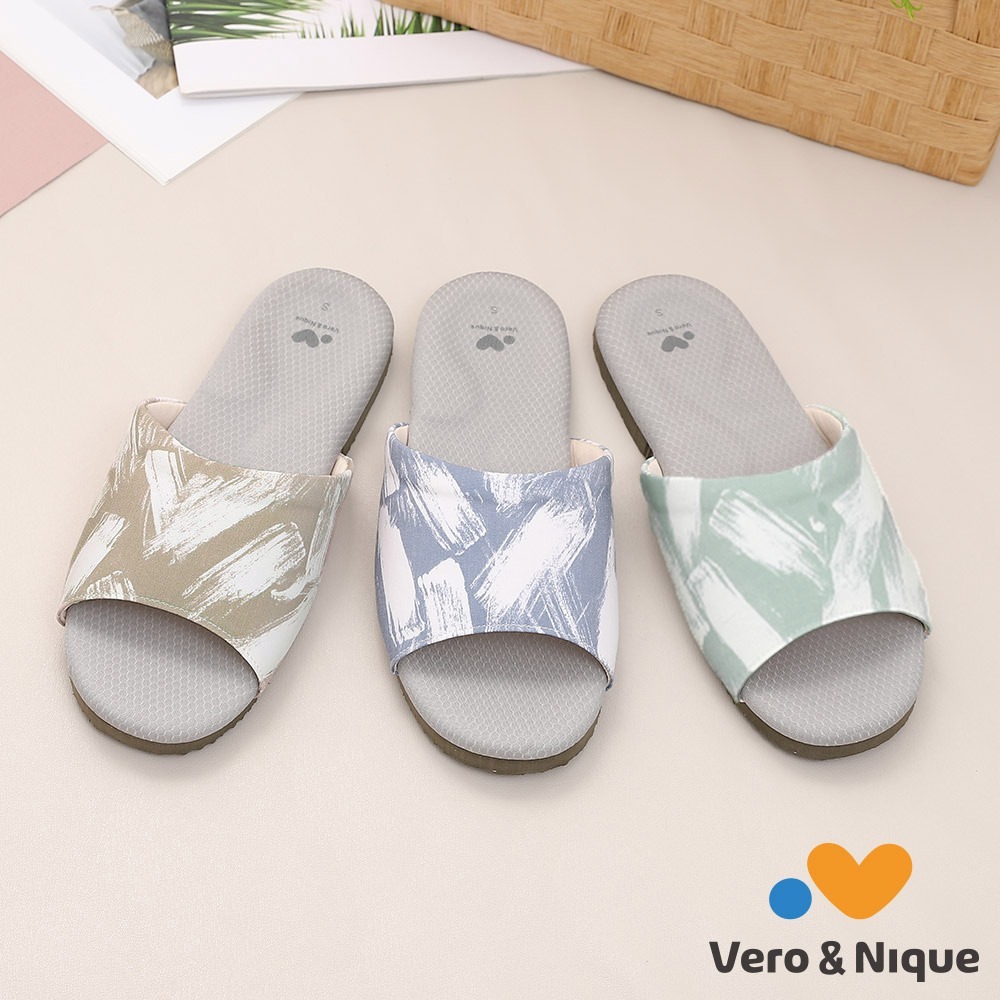 【維諾妮卡】保暖釋壓★文青石墨烯悠能室內拖鞋(三色)-細節圖3
