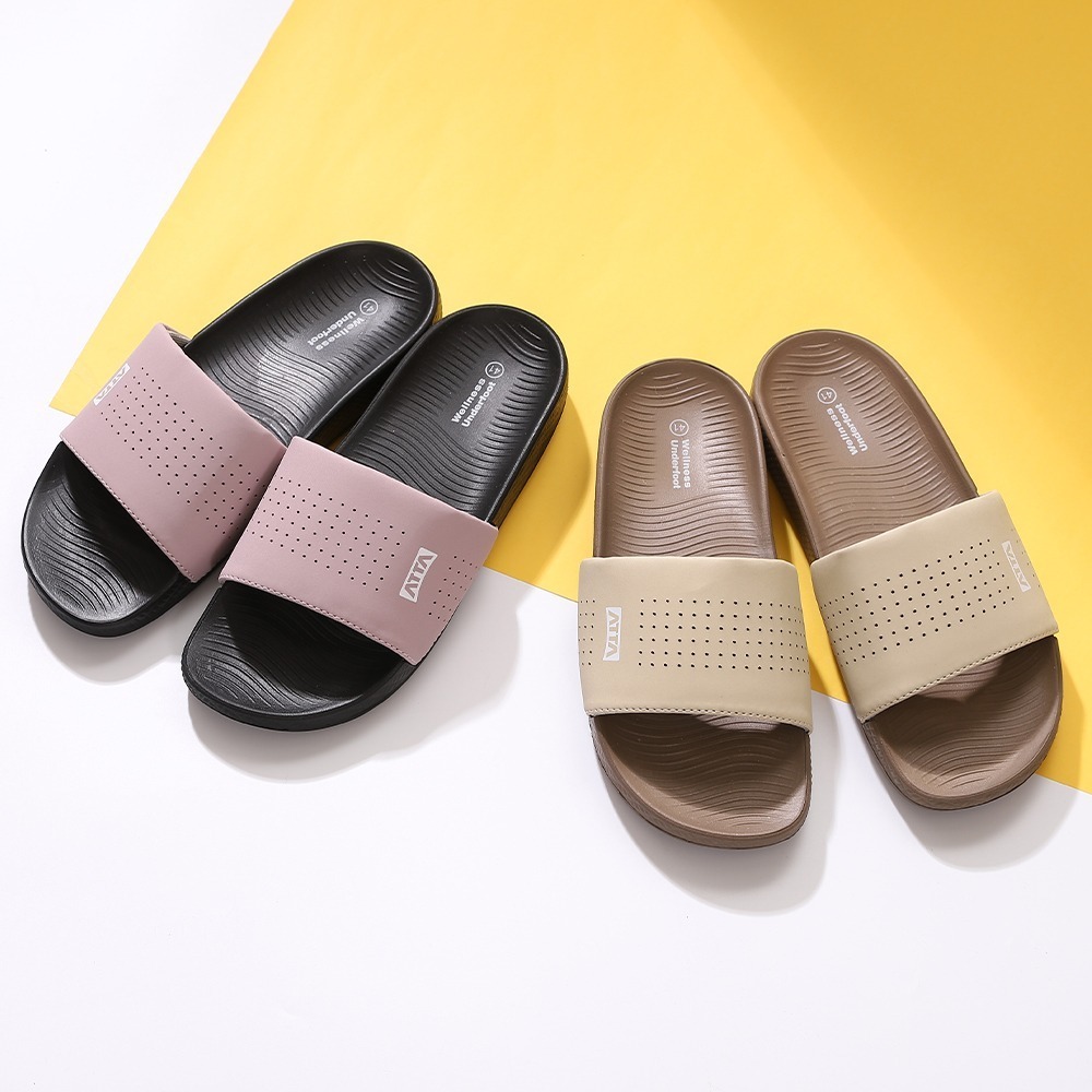 【ATTA】厚底足弓★簡約透氣足弓支撐拖鞋(兩色)-細節圖2