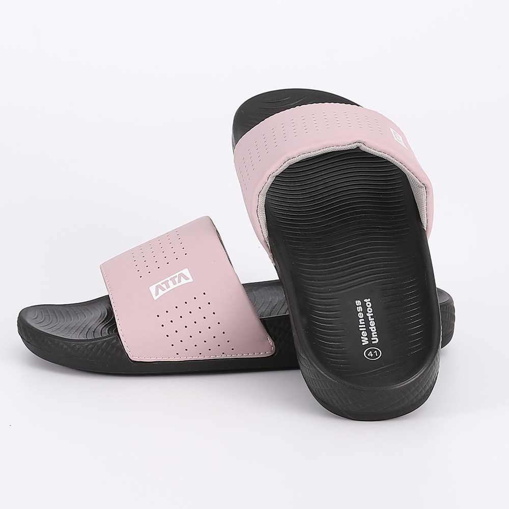 【ATTA】厚底足弓★簡約透氣足弓支撐拖鞋(兩色)-細節圖4