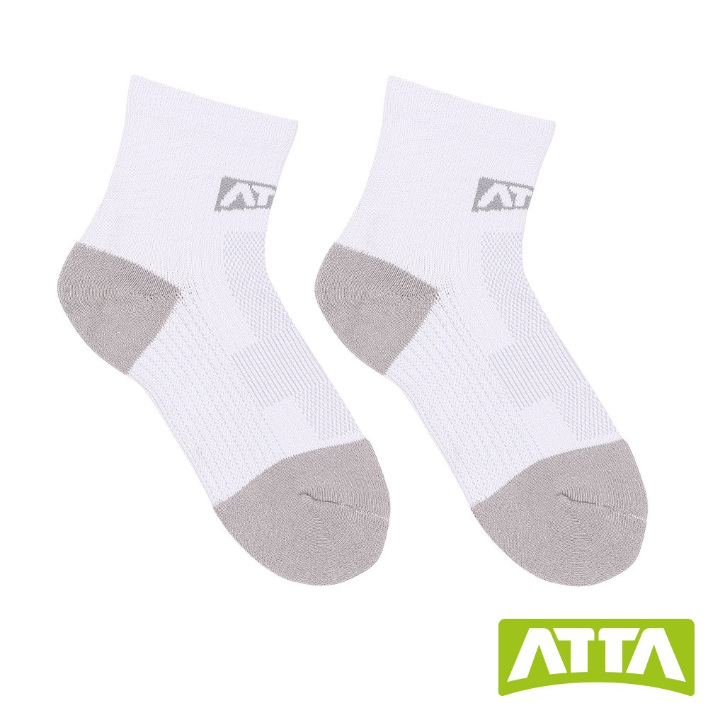 【ATTA】緩衝支撐★足弓支撐良伴襪-粉/藍/綠/灰/白/卡其-規格圖9