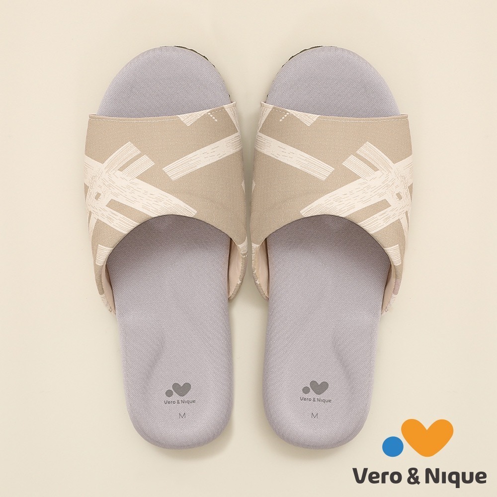 【維諾妮卡】文青幾何涼感乳膠室內拖鞋-細節圖9