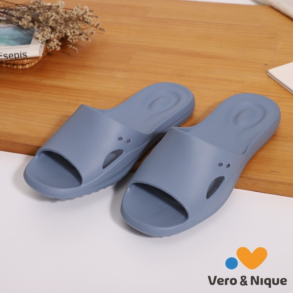 【維諾妮卡】懶人氣墊紓壓拖鞋 (3色) 台灣製/SGS檢驗合格/無毒認證/輕量舒適/三點支撐/一體成型/防滑耐走-規格圖8