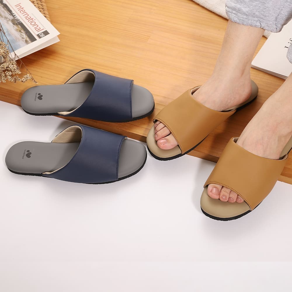 【維諾妮卡】舒眠感低彈拖鞋(2色)-細節圖2