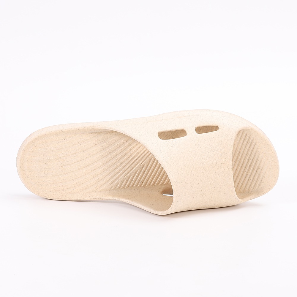 【維諾妮卡】止之稻環保拖鞋-炭色/米色-細節圖5