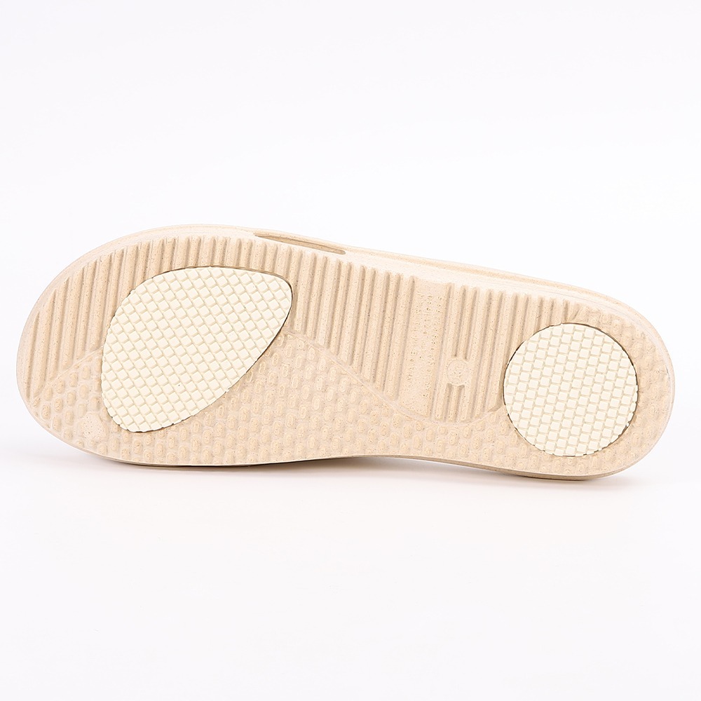【維諾妮卡】止之稻環保拖鞋-炭色/米色-細節圖6