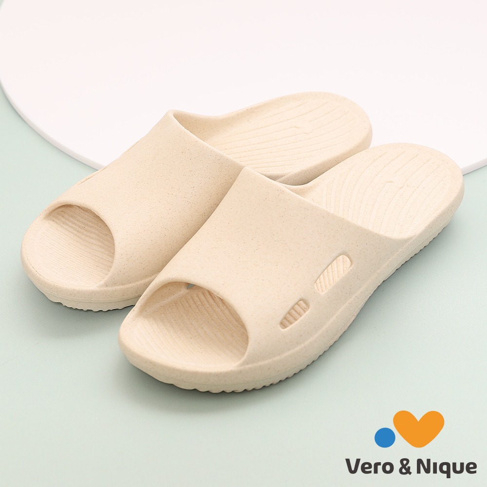 【維諾妮卡】止之稻環保拖鞋-炭色/米色-規格圖9