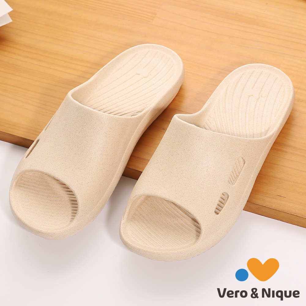 【維諾妮卡】止之稻環保拖鞋-炭色/米色-規格圖8