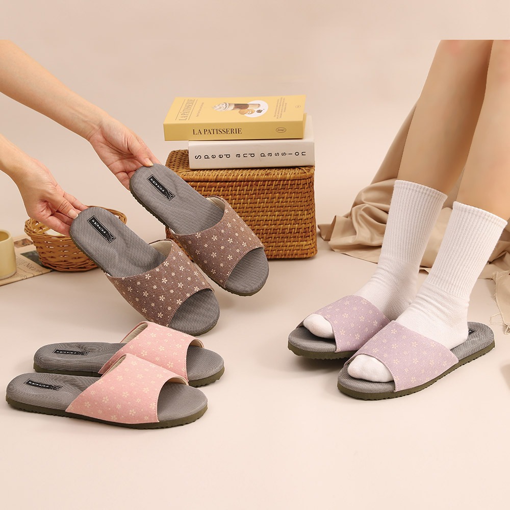 【維諾妮卡】透氣舒適★典雅竹炭機能乳膠室內拖鞋-細節圖2