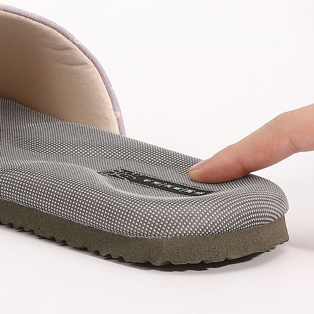 【維諾妮卡】透氣舒適★典雅竹炭機能乳膠室內拖鞋-細節圖4