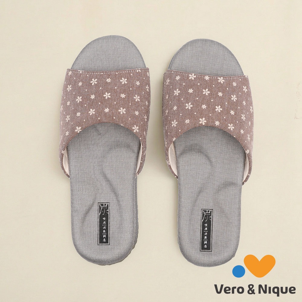 【維諾妮卡】透氣舒適★典雅竹炭機能乳膠室內拖鞋-細節圖9