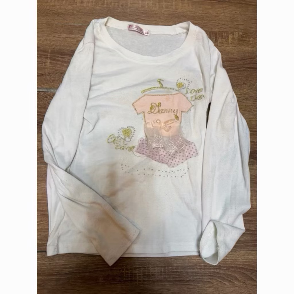 二手衣物出清 優惠二手衣物 女裝 👚 棉質條紋二件式洋裝🎀。二手品😊-細節圖2