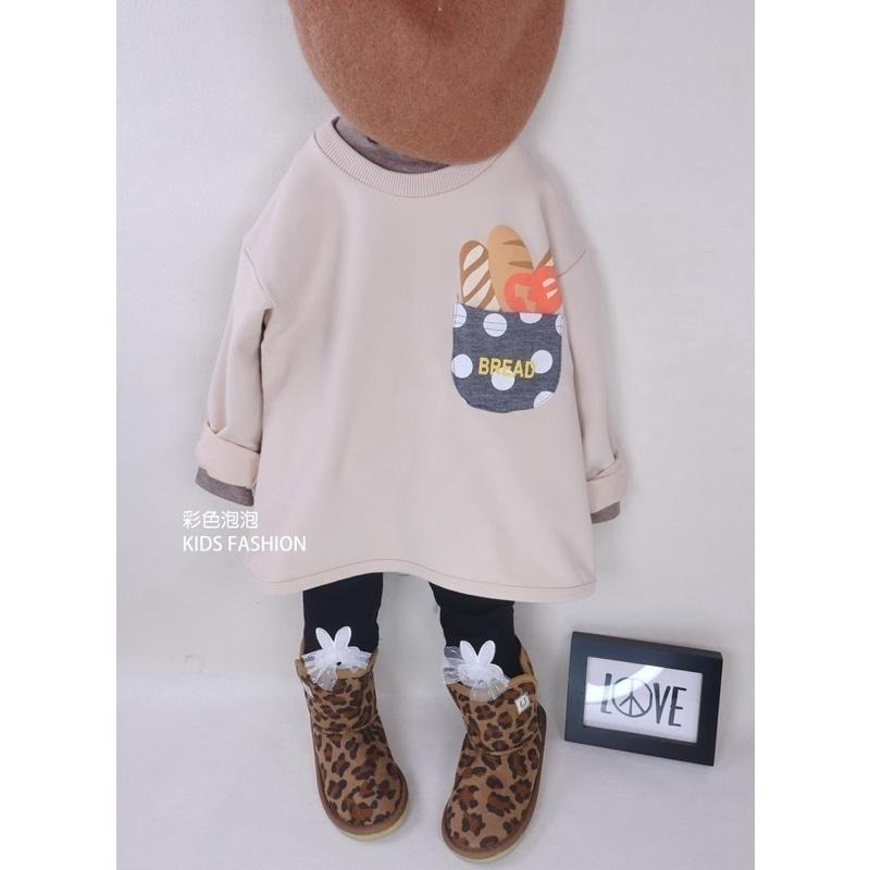 ○。° 彩色泡泡 °。○ 童裝【貨號F31463】冬。美食點心系中厚棉上衣~3色-細節圖3