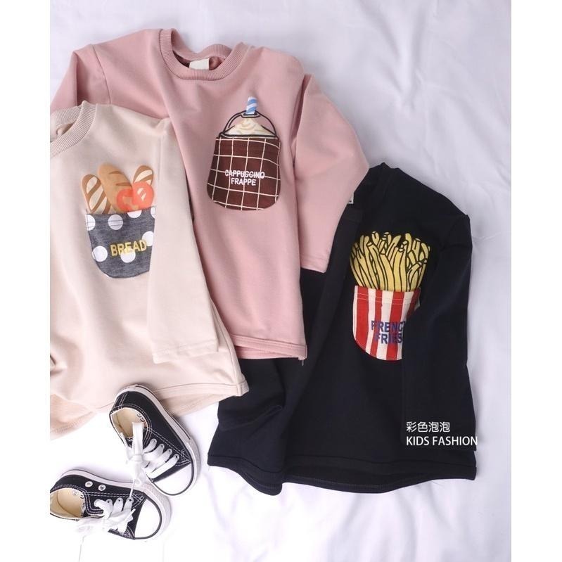 ○。° 彩色泡泡 °。○ 童裝【貨號F31463】冬。美食點心系中厚棉上衣~3色-細節圖6