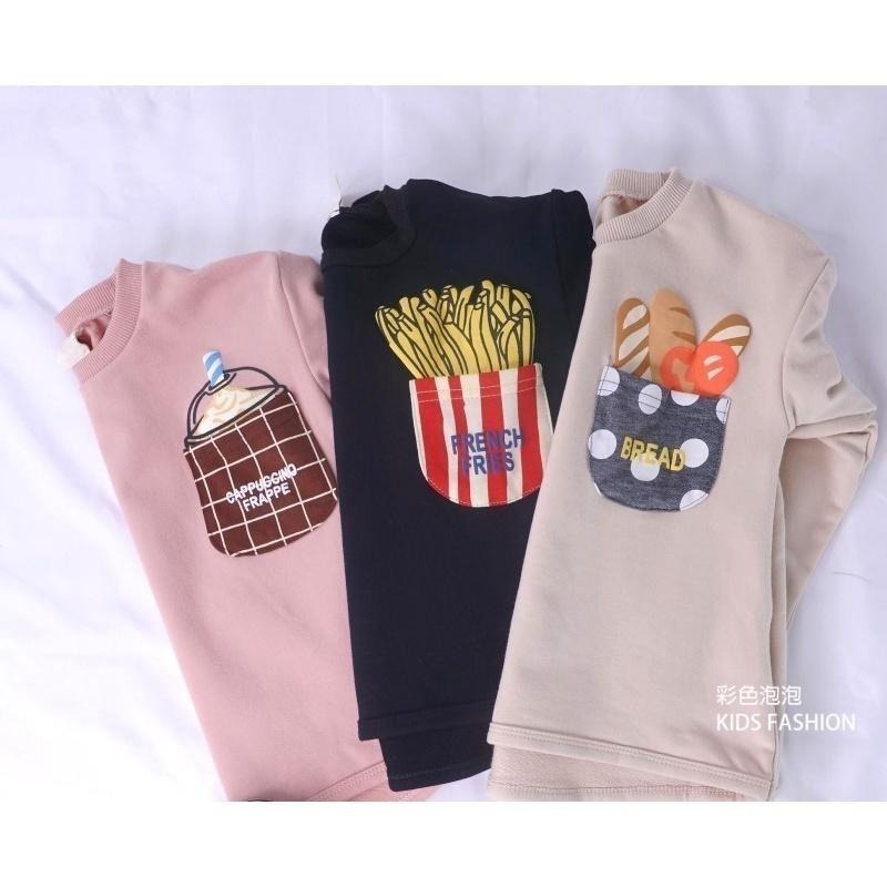 ○。° 彩色泡泡 °。○ 童裝【貨號F31463】冬。美食點心系中厚棉上衣~3色-細節圖7