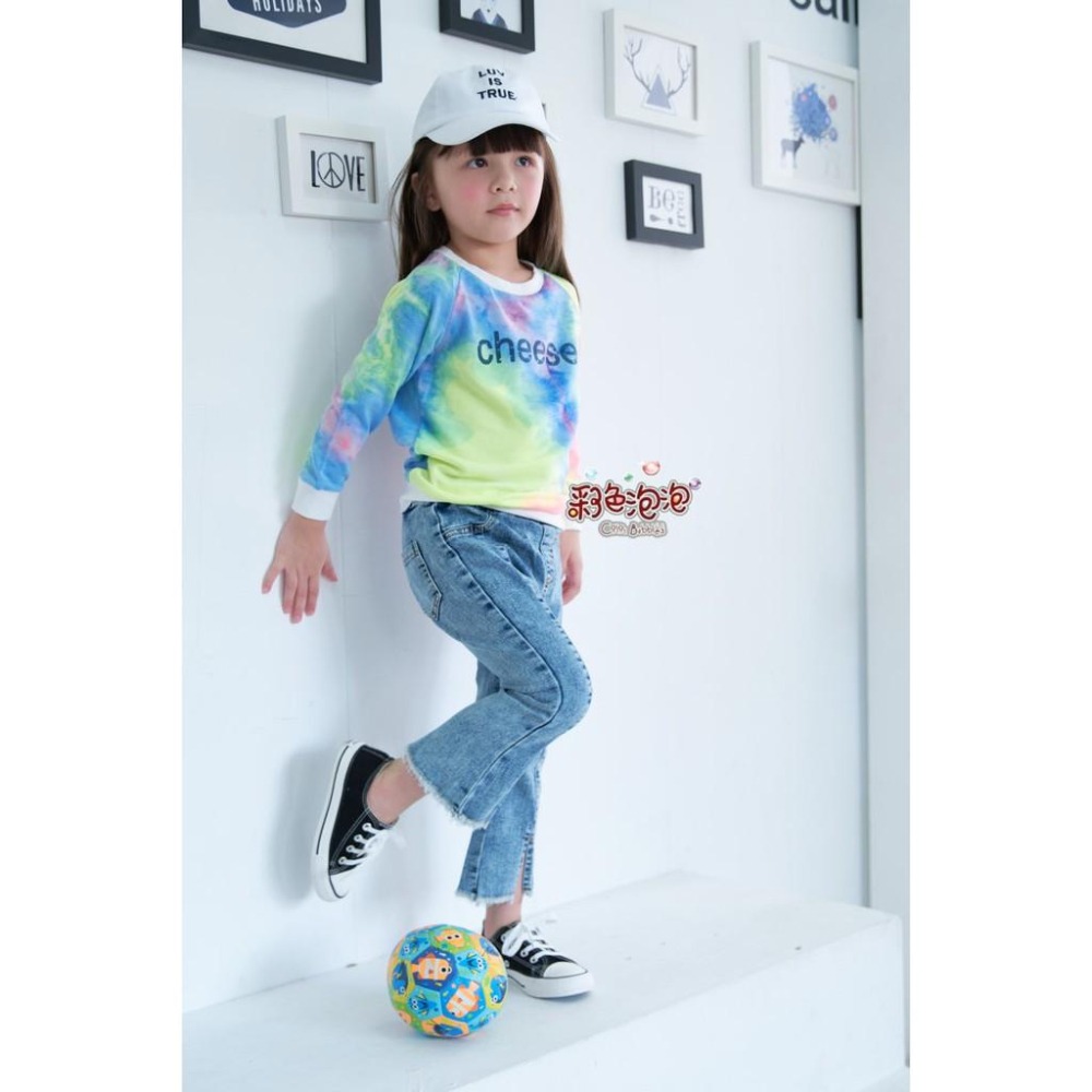 ○。° 彩色泡泡 °。○ 童裝【貨號F31185】秋冬。炫彩CHEESE棉T-細節圖6