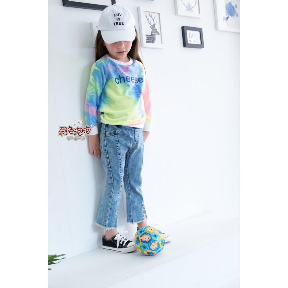 ○。° 彩色泡泡 °。○ 童裝【貨號F31185】秋冬。炫彩CHEESE棉T-細節圖7