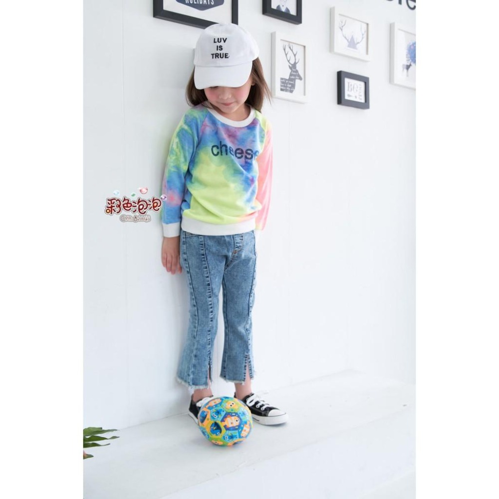 ○。° 彩色泡泡 °。○ 童裝【貨號F31185】秋冬。炫彩CHEESE棉T-細節圖8