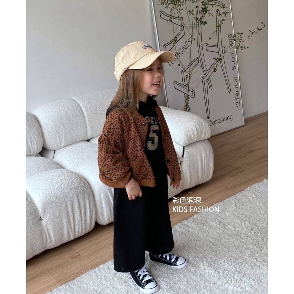 ○。° 彩色泡泡 °。○ 童裝【貨號H20582】冬。數字15厚棉刷毛闊腿寬褲~2色-細節圖2