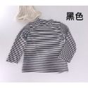 ○。° 彩色泡泡 °。○ 童裝【貨號T8027】冬。保暖立領條紋超彈力內搭T~4色(100~160)-規格圖11