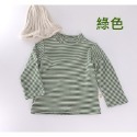 ○。° 彩色泡泡 °。○ 童裝【貨號T8027】冬。保暖立領條紋超彈力內搭T~4色(100~160)-規格圖11