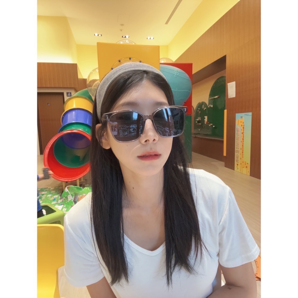 🌙韓系方框太陽眼鏡｜小臉修飾・百搭男女通用・黑/茶/灰 多色可選｜顯瘦墨鏡 工廠直批 現貨B02-細節圖2