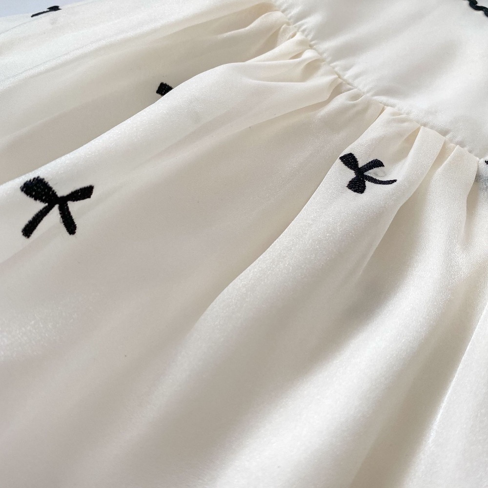 CHINY | 蝴蝶結泡泡袖包屁衣/連身裙🎀🫧-細節圖6