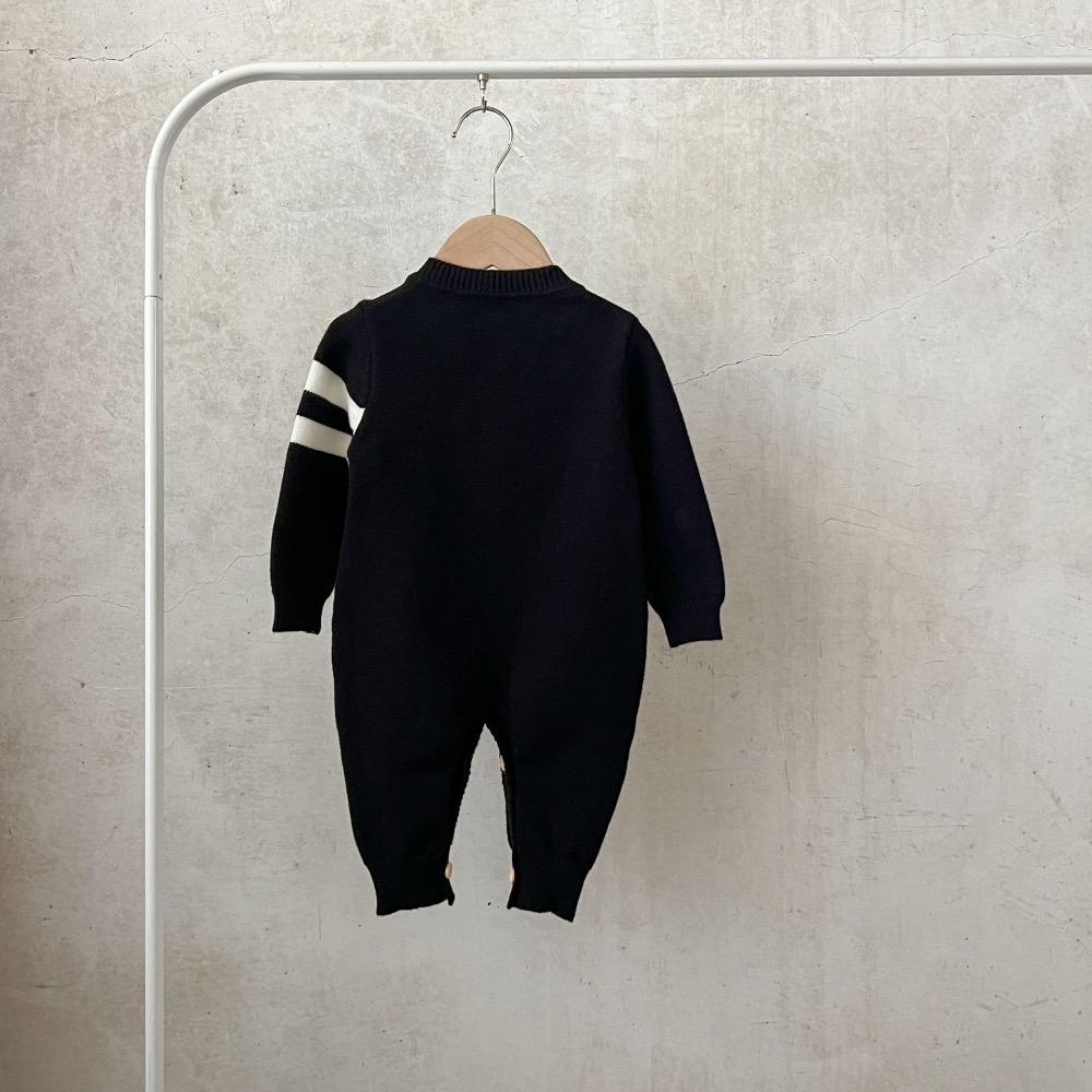 CHINY | 針織刺繡熊連身毛衣🐻-細節圖10