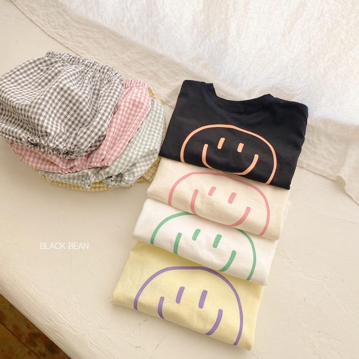 CHINY | 微笑短袖格子套裝︎☺︎-細節圖6