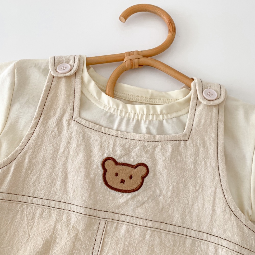 CHINY | 牛仔小熊吊帶套裝🐻-細節圖4