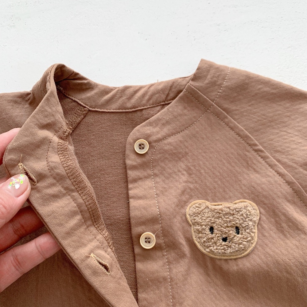 CHINY | 小熊短袖開釦連身衣🐻-細節圖6
