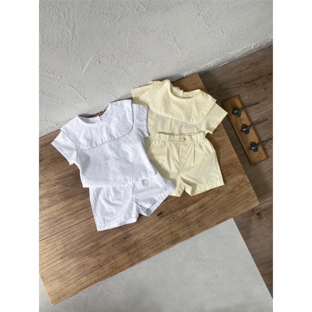 CHINY | 大翻領短袖襯衫套裝✔︎-細節圖6