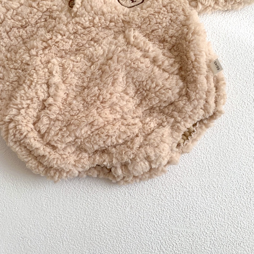 CHINY | 小熊厚絨包屁衣(附帽子)🐻-細節圖3