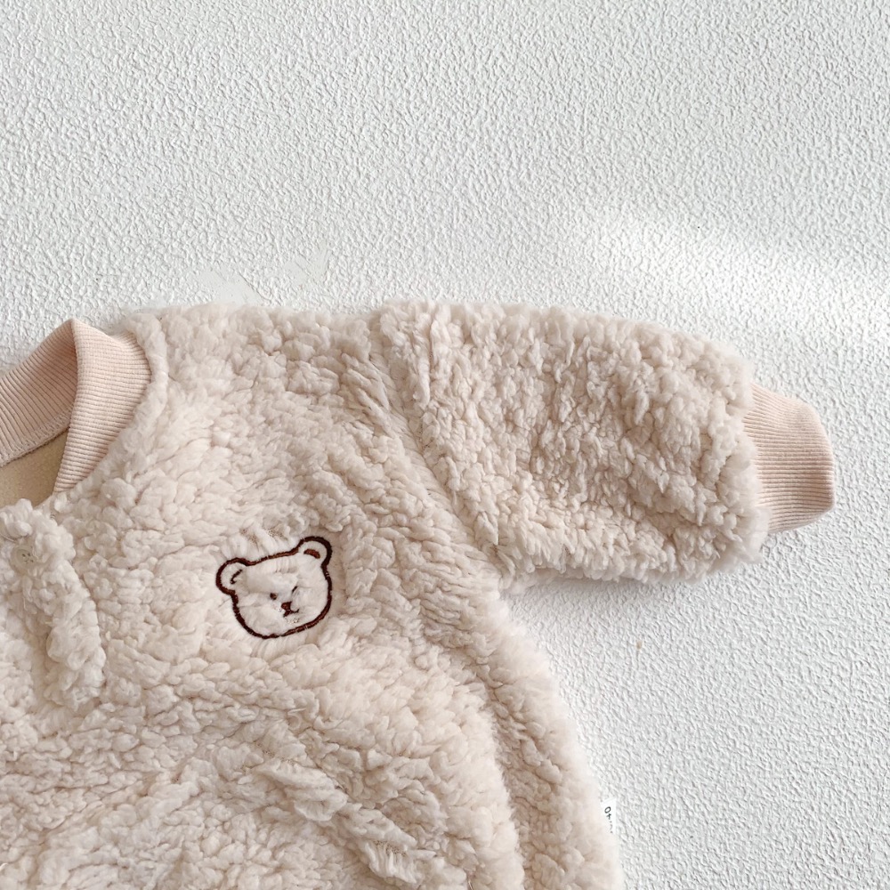 CHINY | 小熊厚絨包屁衣(附帽子)🐻-細節圖7