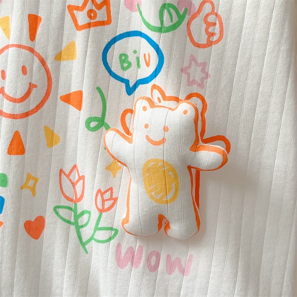 CHINY | 塗鴉字母短袖包屁衣💗-細節圖9