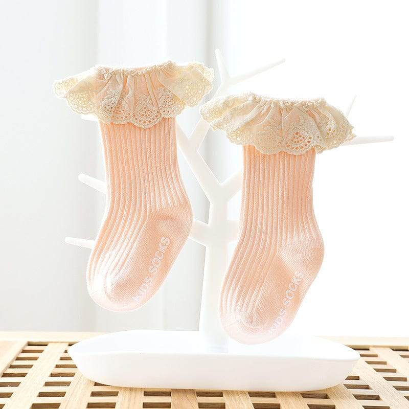 CHINY | 蕾絲花邊中筒防滑襪🧦-細節圖6