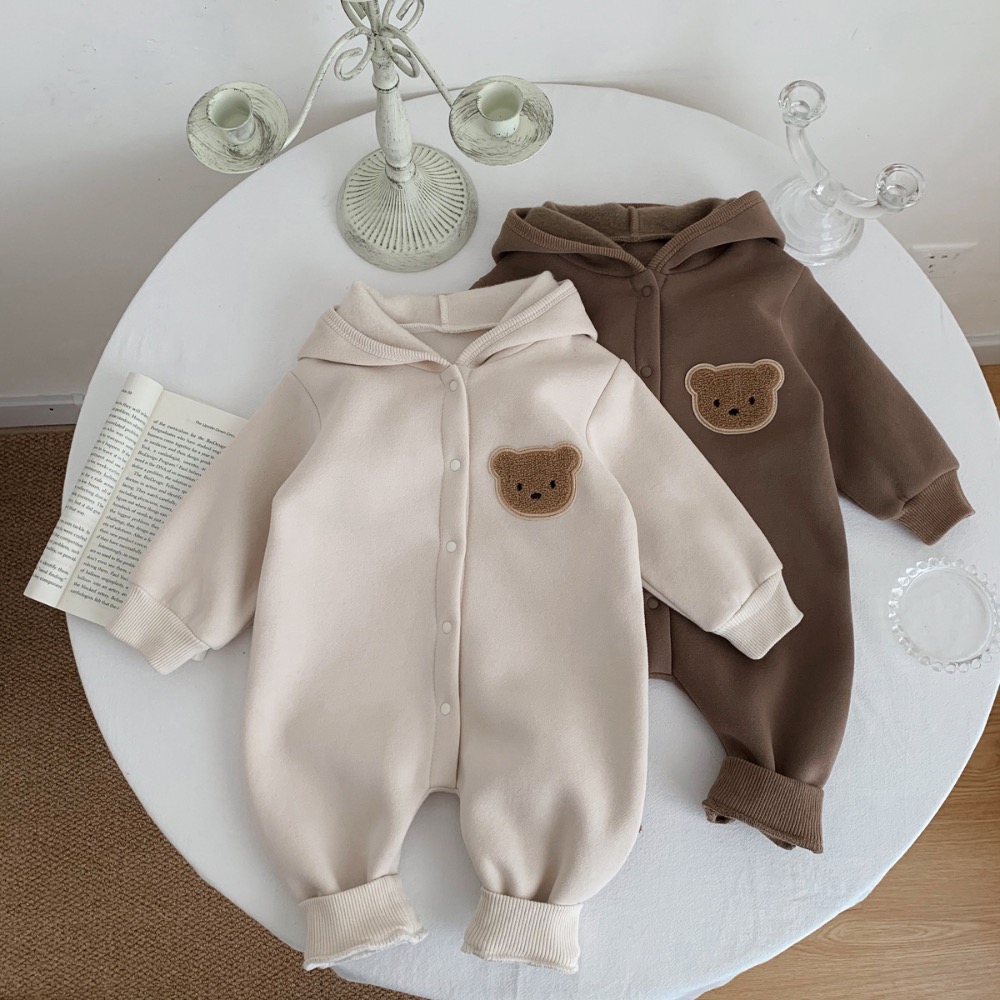 CHINY | 加絨小熊爬服🐻-細節圖3