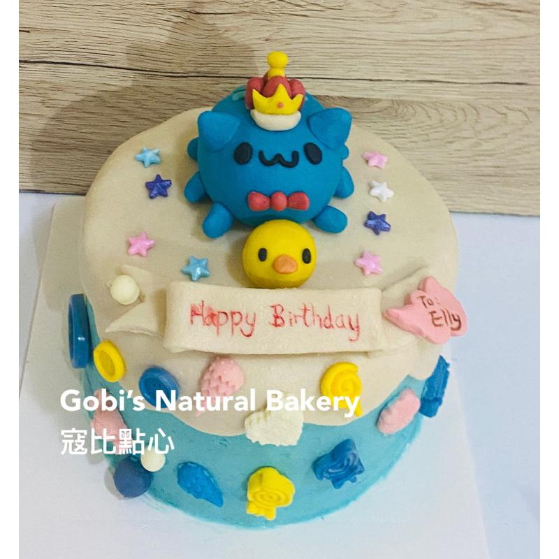 寇比造型蛋糕 咖波 小雞 客製化 生日蛋糕 造型蛋糕 翻糖蛋糕-細節圖2