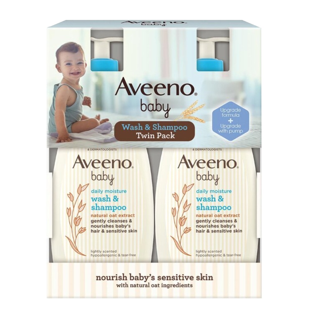 【好樂市便利購】好市多 Costco代購 AVEENO 艾惟諾 燕麥保濕乳1公斤/1瓶 嬰兒洗髮沐浴露532毫升/1瓶-規格圖9