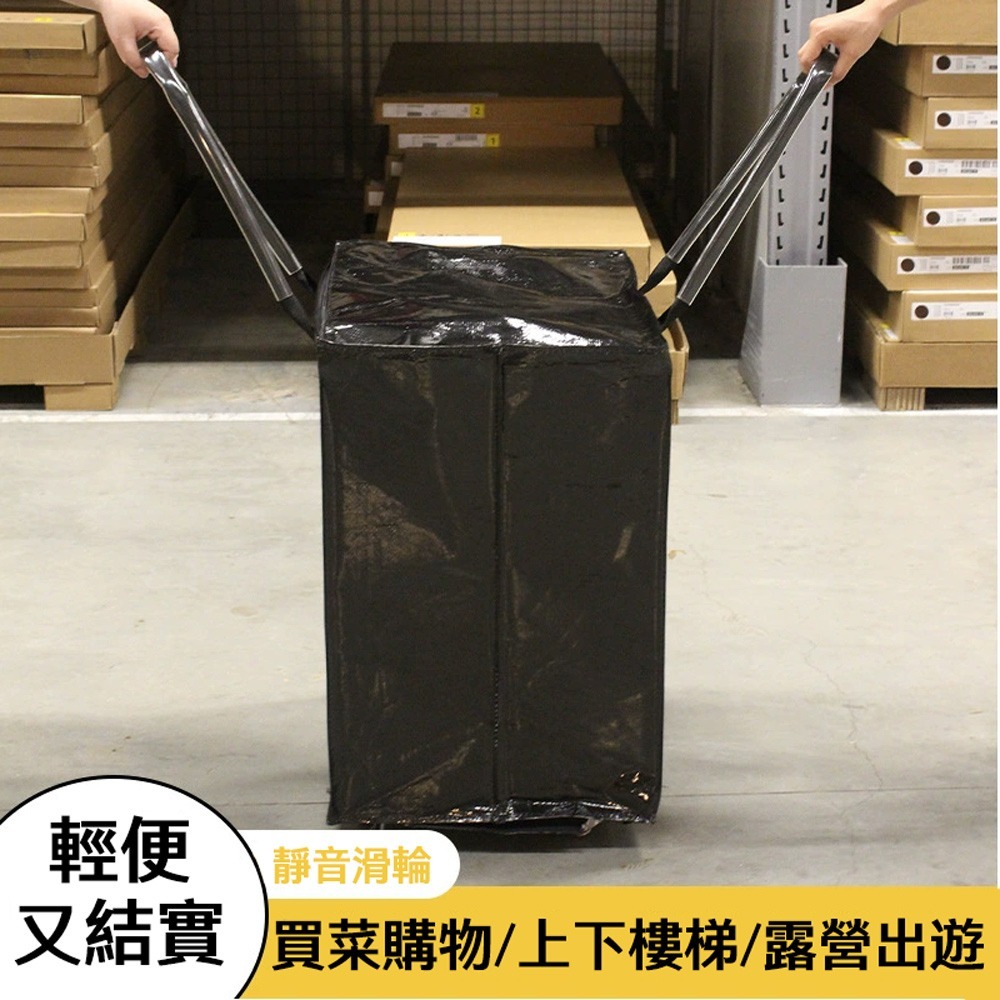 隨行折疊購物車 大容量可折疊 手拉車 輕量便攜 收納推車 買菜購物用 折疊手拉車-細節圖5