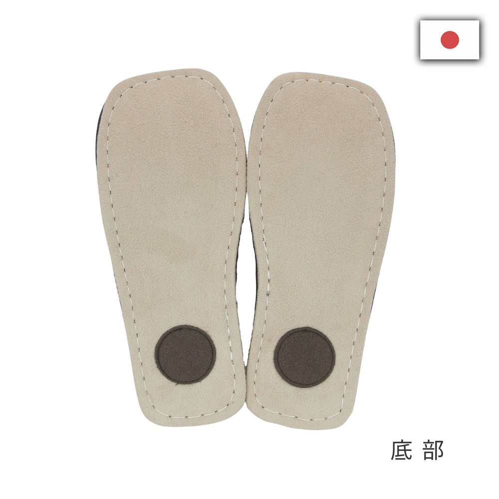 日本HenryStudio方頭麂皮拖鞋 居家方頭拖鞋 麂皮靜音 厚底舒適 室內拖鞋 室內拖-細節圖6