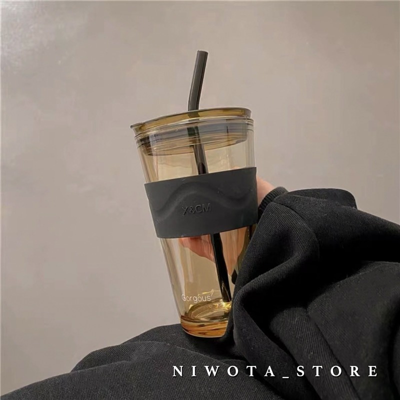 極光玻璃水杯 漸層透明飲水杯 冷飲熱飲家用牛奶杯 果汁茶杯 咖啡杯 居家辦公室下午茶杯-規格圖10